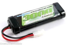 Voltz 3000mah 7.2v Stick Battery Pack NIMH with Tamiya RC Car Plug - UK Stock