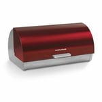 Morphy Richards 46241 Accents Roll Top Bread Bin in Red - 5 year guarantee