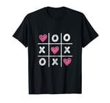Xoxo Puzzle Heart Valentine's Day Couples Friends Distressed T-Shirt
