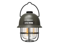 Nitecore Lr40, Usb Powered Camping Lantern, Oliv, Akrylnitrilbutadienstyren (Abs), Metall, Hängrem, 100 Lm, Röd, Vit