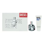 Diesel Only The Brave Eau de Toilette 50ml Gift Set For Him