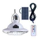 ONEVER 22 LED Solar Camping Lamp Hanging Panel Bulb Outdoor Remote Control Lights for Tent Camping Garden Yards Woods E27