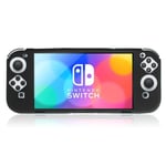 KJH Silikonskydd för Nintendo Switch OLED - Svart Svart