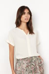 Soyaconcept Radia 9 V-ringad Blus Cream Dam