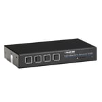 Black box BLACK BOX SECURE KVM SWITCH - VGA, USB, W/CAC, EAL2+ EAL4+ CERTIFIED, TEMPEST LEVEL I (LEVEL A) QUALIFIED DESIGN, 4-PORT (SW4009A-USB-EAL)