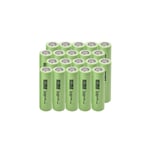 Laddningsbara Batterier Green Cell 20GC18650NMC29 2900 mAh 3,7 V 18650 (20 antal)