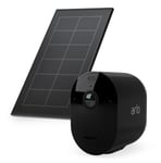 Arlo Pro4 Wireless Outdoor Home Security Camera, CCTV, 1 Camera system and FREE Arlo Solar Panel Charger bundle - Black, With 90-day FREE trial Arlo Secure Plan