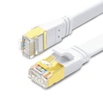 Cat 8 Câble Ethernet 5M Cable RJ45 40Gbps 2000MHz Blindé Câble Réseau Lan, Haut Débit Cable Internet Plat Support POE PS5 PS4 TV PC