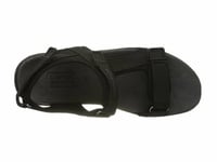 Camel Active TREK *size UK12 EU47* men's black 3-way adjustable open sandals NEW