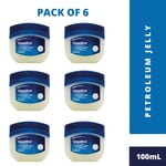 Vaseline Original Protecting Jelly Pack of 6 - 100ml