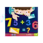 Montessori Aritmetic Math Inlärningsbok Leksak Addition Subtraktion Upplysning Pusselspel Lärohjälpmedel för toddler 3Y