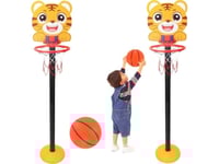 Basketkorg Justerbar Tiger Gul 110cm