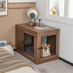 Hundbur djurbur kombination av husdjursbox & sidobord med dyna 92 ??x 59 x 66,5 cm