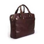 Gianni Conti Stor klassisk PC veske 13 Brown