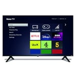 Ferguson 65″ 4K UHD Smart Roku TV with Dolby Audio, Miracast and Freeview Play, Disney+, Netflix, Prime Video, Apple TV+, BBC iPlayer, Includes Free Wall Bracket. Made in the UK