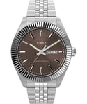 Timex Waterbury Legacy Mens Silver Watch TW2V46100 Stainless Steel (archived) - One Size