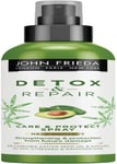 John Frieda Detox & Repair Care and Protect Heat Protection Spray 200 Ml for Dry