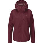 Rab Downpour Eco JacketWomens Deep Heather