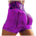 N/C Sweetlibra Women Basic Slip Bike Shorts Compression Workout Leggings Yoga Shorts Pants Lady Girl Running Pants (Blue,Green,Gray,Hot Pink,Purple,White,S-XXL)