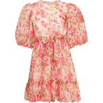 Organza Mini Dress - Pink Daisy