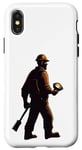 Coque pour iPhone X/XS Mineur de charbon cool Underground Gold Minning Cadeau pour hommes, femmes, enfants