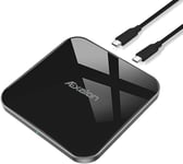 Æxalon Qi Wireless Charger, 15W/10W Max Fast Charging Pad for Iphone 13/12/12 Pr