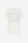 Soaked in Luxury - T-shirt slFilippa Tee - Vit