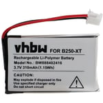 Vhbw - Batterie compatible avec Nextbase DashCam 402G, DashCam 412GW, DashCam 512G appareil photo (310mAh, 3,7V, Li-polymère)