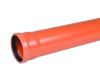 PVC-kloakrør 160x2000mm SN8 - enkeltlagsrør, EN1401. Wavin