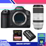 Boitier Canon EOS R5 Mark II + RF 100-500mm f/4.5-7.1 L IS USM + 1 SanDisk 64GB Extreme PRO UHS-II SDXC 300 MB/s + 1 Canon LP-E6P + Ebook 'Devenez Un Super Photographe