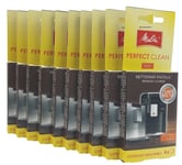 10x Melitta "Perfect Clean", Oil residue removal Tablets (40pcs tabs) | 2210371