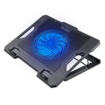 Laptop / MacBook justerbar hållare - 37,0*27,5 cm Med blå LED cooling fan