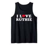 I Love Ruthie Matching Girlfriend & Boyfriend Ruthie Name Tank Top