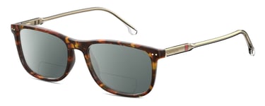Carrera 202 Unisex Polarized BIFOCAL Sunglasses Brown Tortoise Havana Clear 55mm