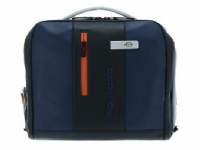 Piquadro, Urban, Leather, Backpack, Blue/Grey, Laptop Compartiment, For Men, 31 x 41.5 x 12 cm