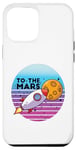 iPhone 12 Pro Max Small white rocket is on its way to the Mars space universe Case
