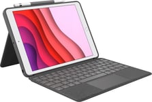 Logitech Combo Touch iPad Cover 10.2”, grå
