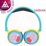 Lexibook Peppa Pig Foldable Stereo Kids Headphones│Volume Limiter│HP015PP