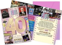 Kort För 40-Årsdag