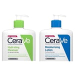 CeraVe Hydrating Cleanser with Moisturising Lotion Bundle 