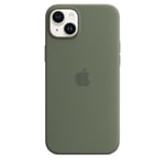 Apple iPhone 14 Plus Silicone Case with MagSafe - Olive Silky - Soft Touch Finish