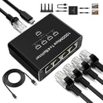 Switch Ethernet,  Switch RJ45 4 Ports 1000Mbps Network LAN Switch, Repartiteur C