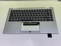 For HP EliteBook x360 1040 G7 M16932-081 Palmrest Top Cover Keyboard Danish NEW