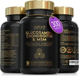 Glucosamine and Chondroitin MSM Tablets High Strength | 300 Glucosamine Sulphate