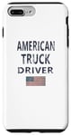 Coque pour iPhone 7 Plus/8 Plus American Truck Driver - Semi-remorque de tracteur OTR