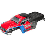ARRMA ARAC3326 1/10 Painted Body with Decals, Red/Black: GRANITE VOLTAGE Boat