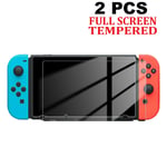 2 Pack Nintendo Switch Screen Protector Tempered Glass 9H Hardness UK