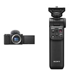 Sony Alpha ZV-E10 | Appareil Photo vidéo Hybride APS-C Vlog & GP-VPT2BT trépied Caméras numériques 3 Pieds Noir GP-VPT2BT, 3 Pieds, Noir