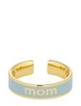 Vip Word Candy Ring Blue Design Letters