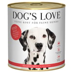 Dog's Love Adult 6 x 800 g - Nötkött